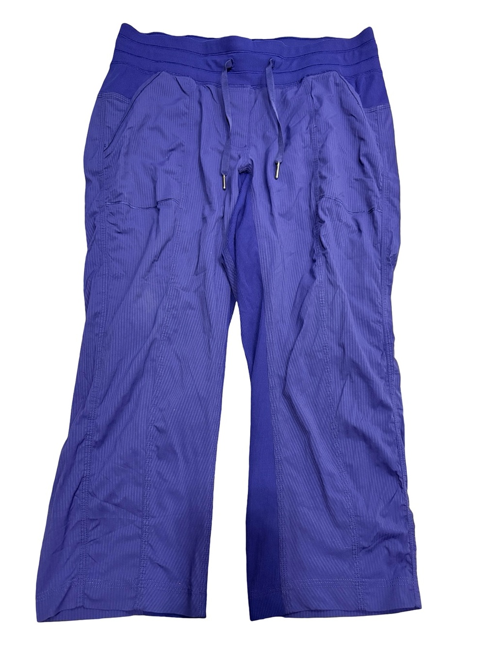 Lululemon Dance Studio Cropped Pants Size 10 Blue 21.5" Inseam